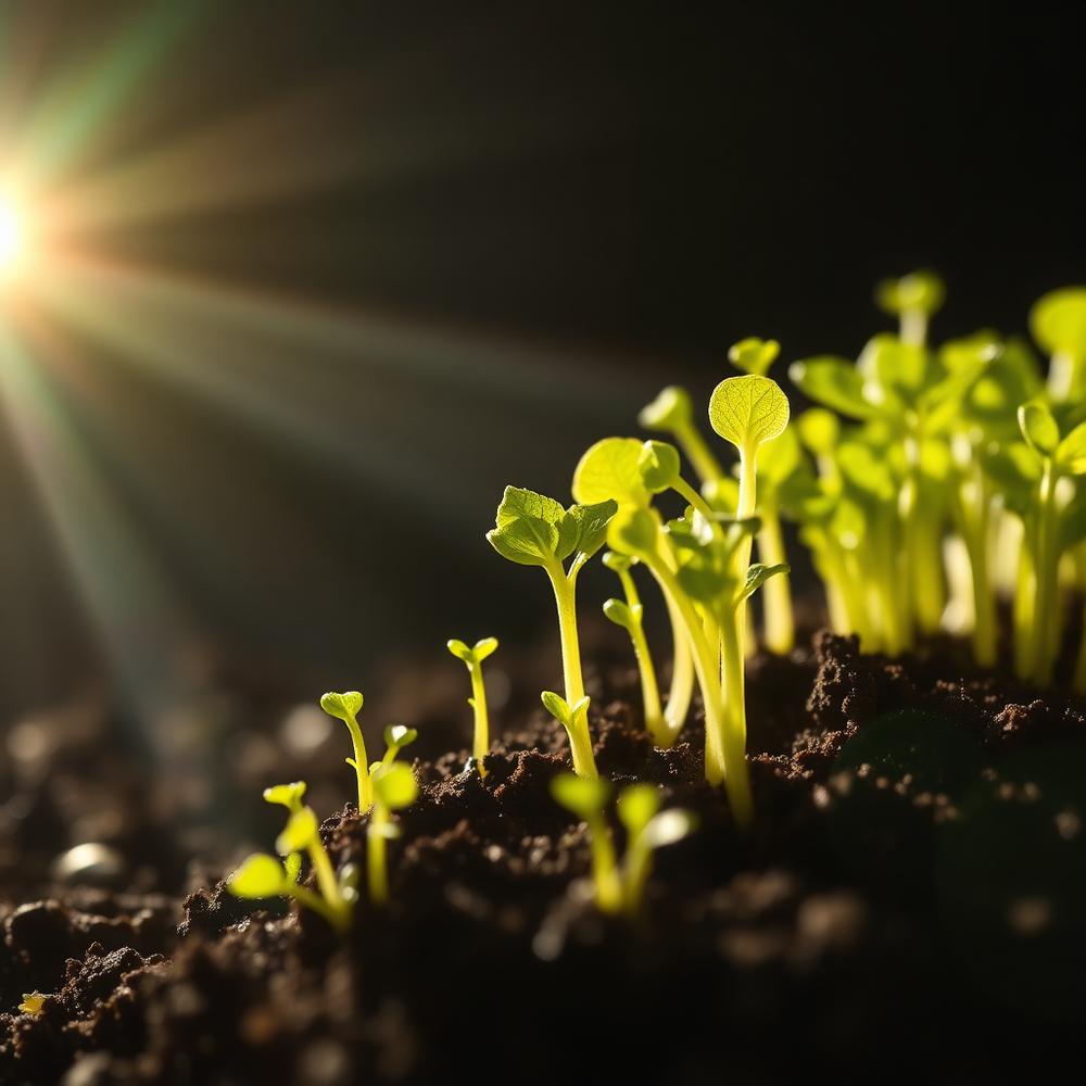Sunflower microgreens